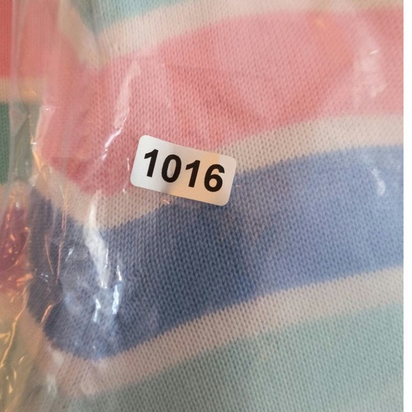 Talbots 3/4 Sleeve Cardigan Wmn's Sz 1XP Multicolor Striped Button up Sweater - Picture 11 of 11